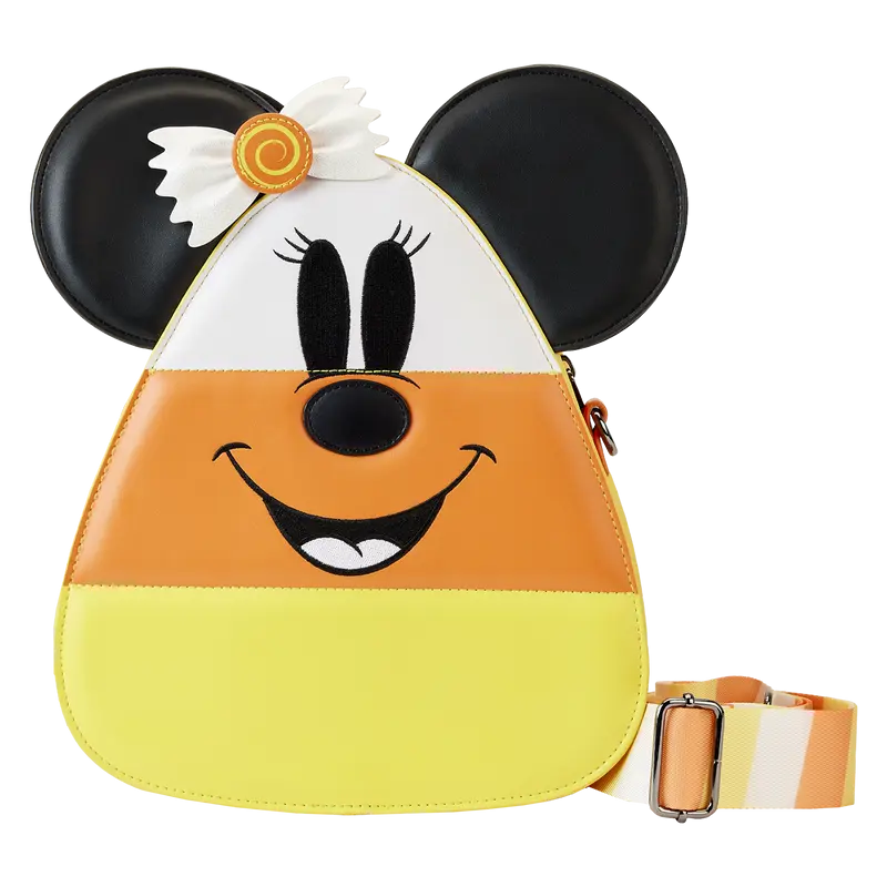 Mickey and Minnie Mouse Candy Corn Crossbody Bag Mickey and Minnie Mouse Candy Corn Crossbody Bag