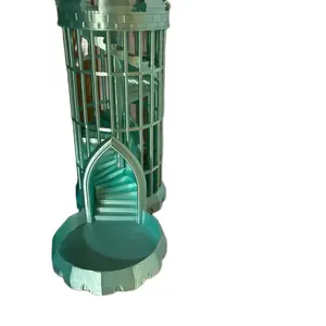 Mint green dice tower