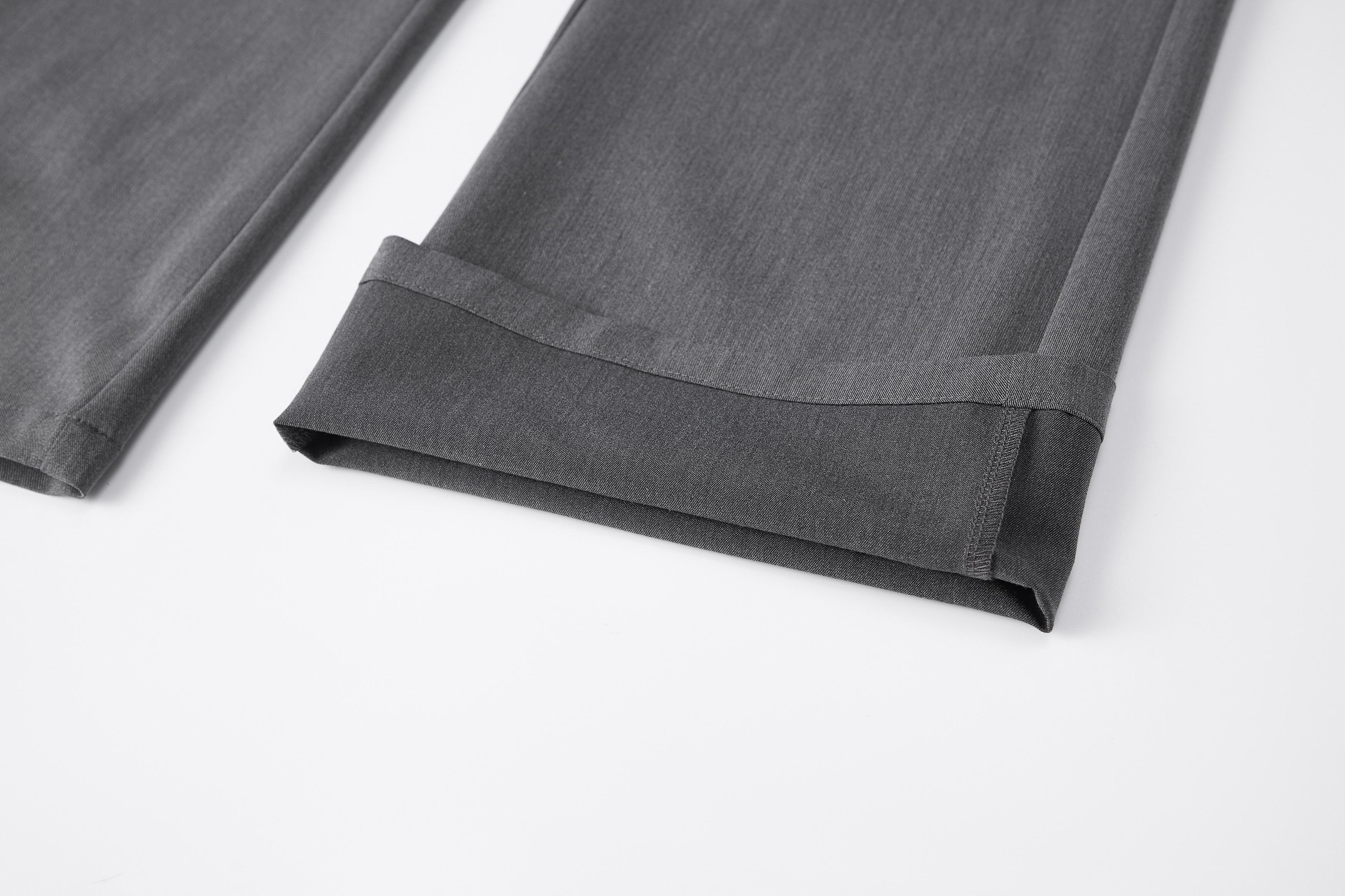 Men’s summer lightweight American high-street loose slightly flared casual dress pants