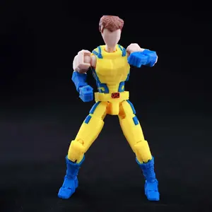 9L3D Printed Anime Characters Lucky Dummy 13 Action Figures Deadpool Wolverine Multi-Jointed Movable Shapeshift Mannequin Toys