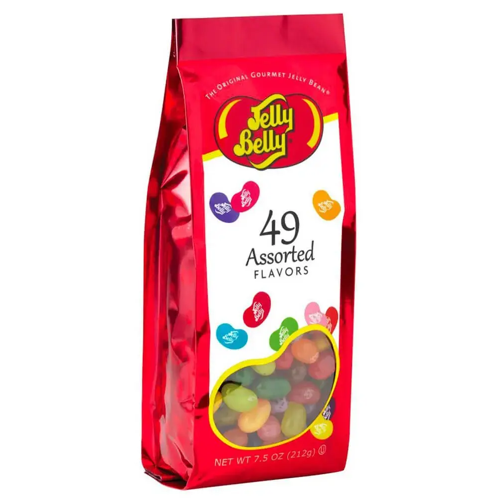 Jelly Belly 49 Flavors Jelly Beans Stand Up Bag: 12-Piece Case Jelly Belly 49 Flavors Jelly Beans Stand Up Bag: 12-Piece Case