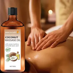 Coconut Moisturizing Massage Oil, Bath Oil - Deeply nourishes and protects hair and skin, alcohol-free, gentle formula suitable for all skin types, can be used in diffusers and humidifiers, long-lasting fragrance, unisex body moisturizer, Hydrating