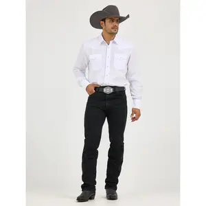 Wrangler Mens Silver Edition CowboyCut Slim Fit Jean - Black