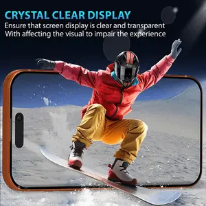 Privacy Screen Protector for iPhone 16/15/14 Pro Max Samsung S24 series, One-Pull Install Tempered Glass Anti-Shatter&Scratches 9H Hardness Smooth Touch Bubble-Free Installation phone outdoorfun