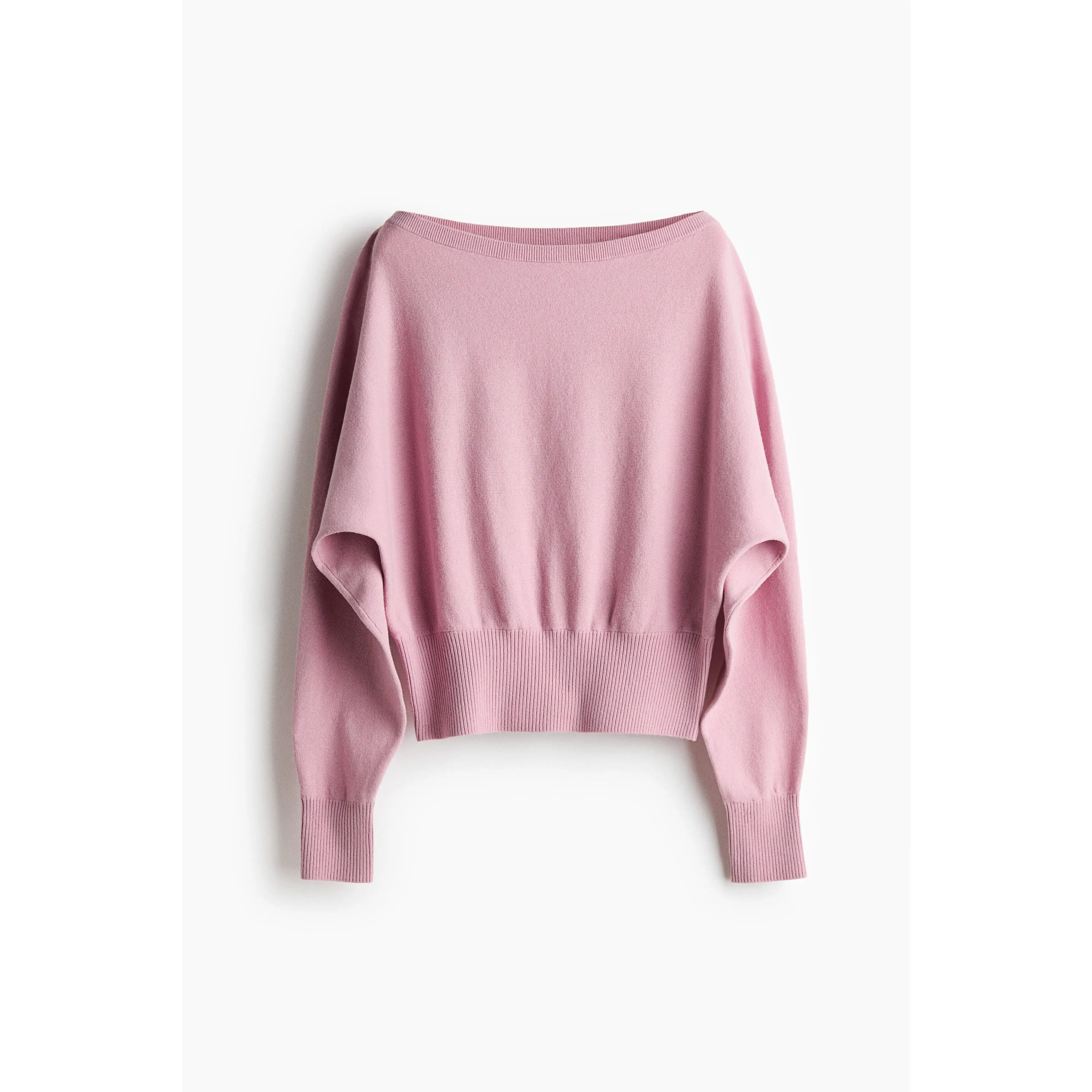 H&M Batwing-sleeved fine-knit jumper