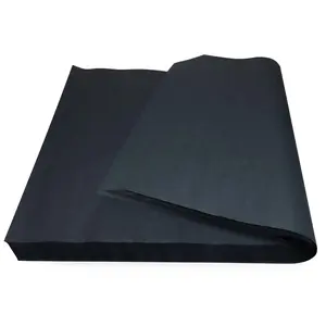 IDL Packaging SatinPack 24" x 36" Black Tissue Paper Sheets, Pack of 350, Durable 20# (33 GSM), USA-Made - Wrapping Tissue Paper Sheets for Gifts, Flower Bouquets, Christmas Packing Paper