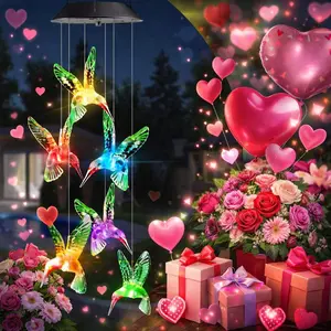 The Ideal Summer Gift—Solar-Powered, Color-Changing Outdoor Wind Chime Light. A perfect gift for ladies, moms, and grandmothers. Waterproof and durable, this hanging decorative light is perfect for porches, patios, and windowsills