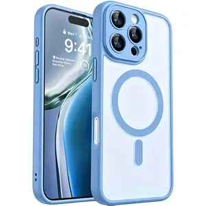 Quality Magnetic Matte Clear Protective Case for iPhone  17 Pro Max, 16, 15, 14, 13, 12,11,Models 16 Plus,And Compatible with Wireless Charging, Magnetic Phone Case, Phone Case, Phone Case, Cover