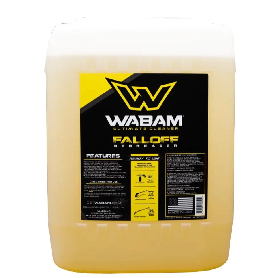 WABAM FALLOFF DEGREASER (5 Gallons)
