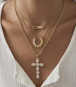 The Eternal Glow Collection 18K Gold Non-Tarnish CZ Necklace