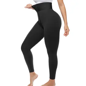 Shapellx AirSlim ElasticFuse Waistband Shaping Effortless Classic Leggings High Waist Comfy Supportive Bottoms for Women Black Womenswear