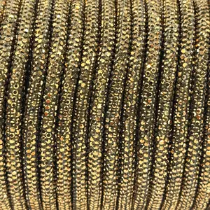 Mine Gold Corded Rhinestone Rope