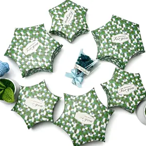 12 Star Hexagonal Lucky Stars Candy Box, DIY High-End Paper Gift Packaging, Perfect for Candies, Chocolates, Party Gifts, Luxury Gift Box