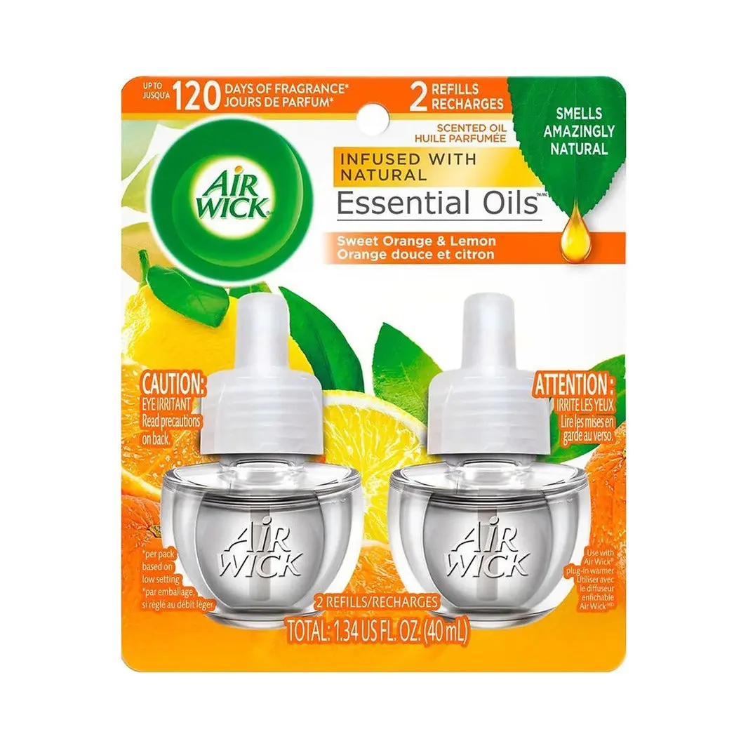 Air Wick Scented Oil Pure Sparkling Refill 1.34 Oz (Pack of 6)