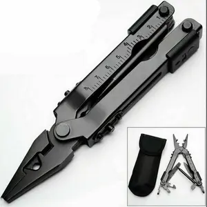 1Pc 13-in-1 Multitool Pliers, Portable Foldable Multi Tool with Screwdriver, Wire Stripper & Pocket Cutter, EDC Multitool Combo for Outdoor Camping, Fishing & Hiking