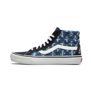 Sk8-Hi "Supreme Hole Punch Denim - Blue" VN0A38Z32DD