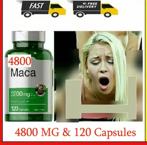 Maca Root Capsules 4800mg - 120 Pills - Red Yellow Black Maca - High Dose Extract for Men Women, gift for him her, couple gift