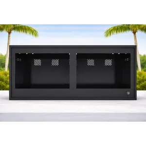 5'x2'x2' Premium PVC Reptile Enclosure | 60"x24"x24" Reptile Cage w/ Tempered Glass Panels