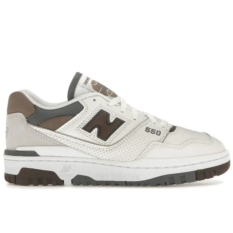 New Balance Men's 550 Sea Salt Dark Mushroom, from StockX