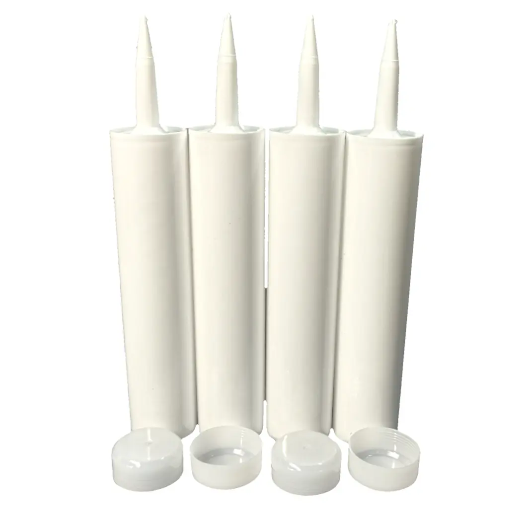 4 Empty Caulk Tubes, Fillable Sealant Caulking Tubes