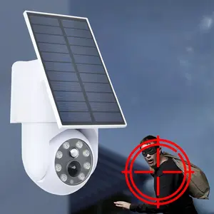 Solar Wireless Outdoor Garden Light Smart Human Motion Sensor Lighting Fake Camera Night Vision Easy Installation Simulation Surveillance Cam Solar Camera Security