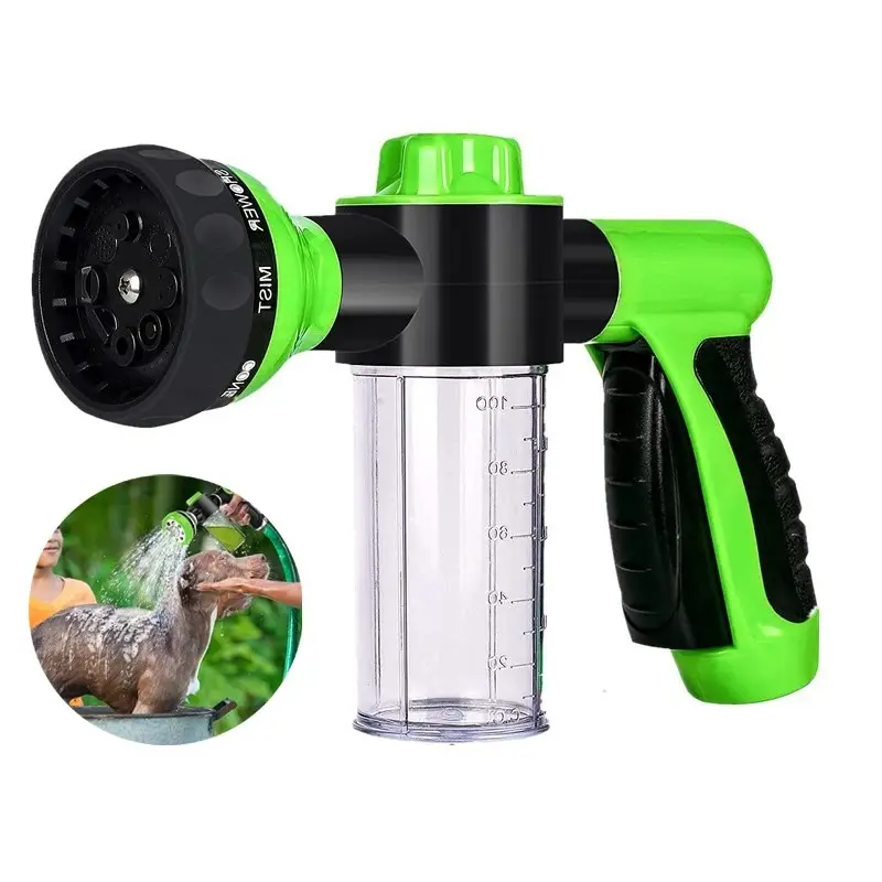 Adjustable High-Pressure Pet Shower Sprayer, 1pc Dog & Horse Washing Gun, Ideal for Garden & Car Cleaning, Durable Design, Water Hose Nozzle