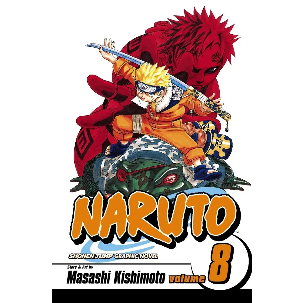 USED Book - Naruto, Vol. 8: Life-And-Death Battles by Kishimoto, Masashi (Paperback) - english