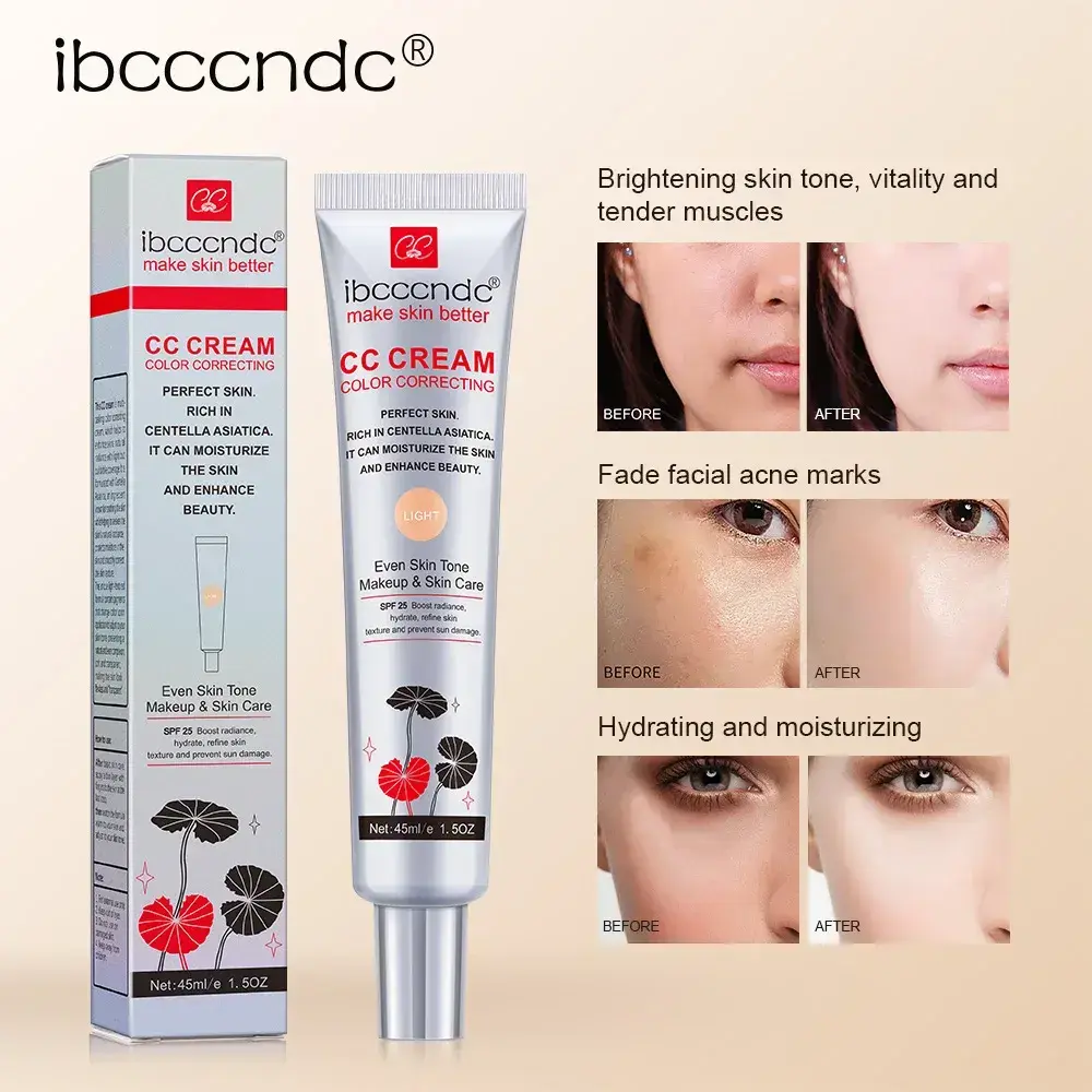 Erborian Cc Cream Centella Korea Female Makeup for Face Moisture Cosmetics Concealer Full Coverage Base Foundation