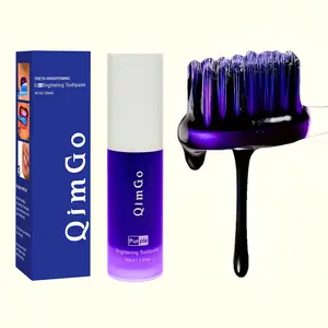 Violet Portable Teeth Whitening Purple Toothpaste 30ml - Convenient Travel-Friendly Oral Care, Oral Brightening, Natural Stain Removal, Easy Application, Fresh Breath For Gift