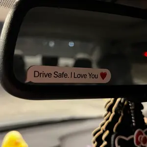 Drive Safe I Love You Sticker 4 Pack - Premium Quality Adhesive Stickers vinyl wrap Car Accessories