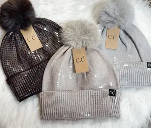 CC Sequin Pom Beanie *More Colors