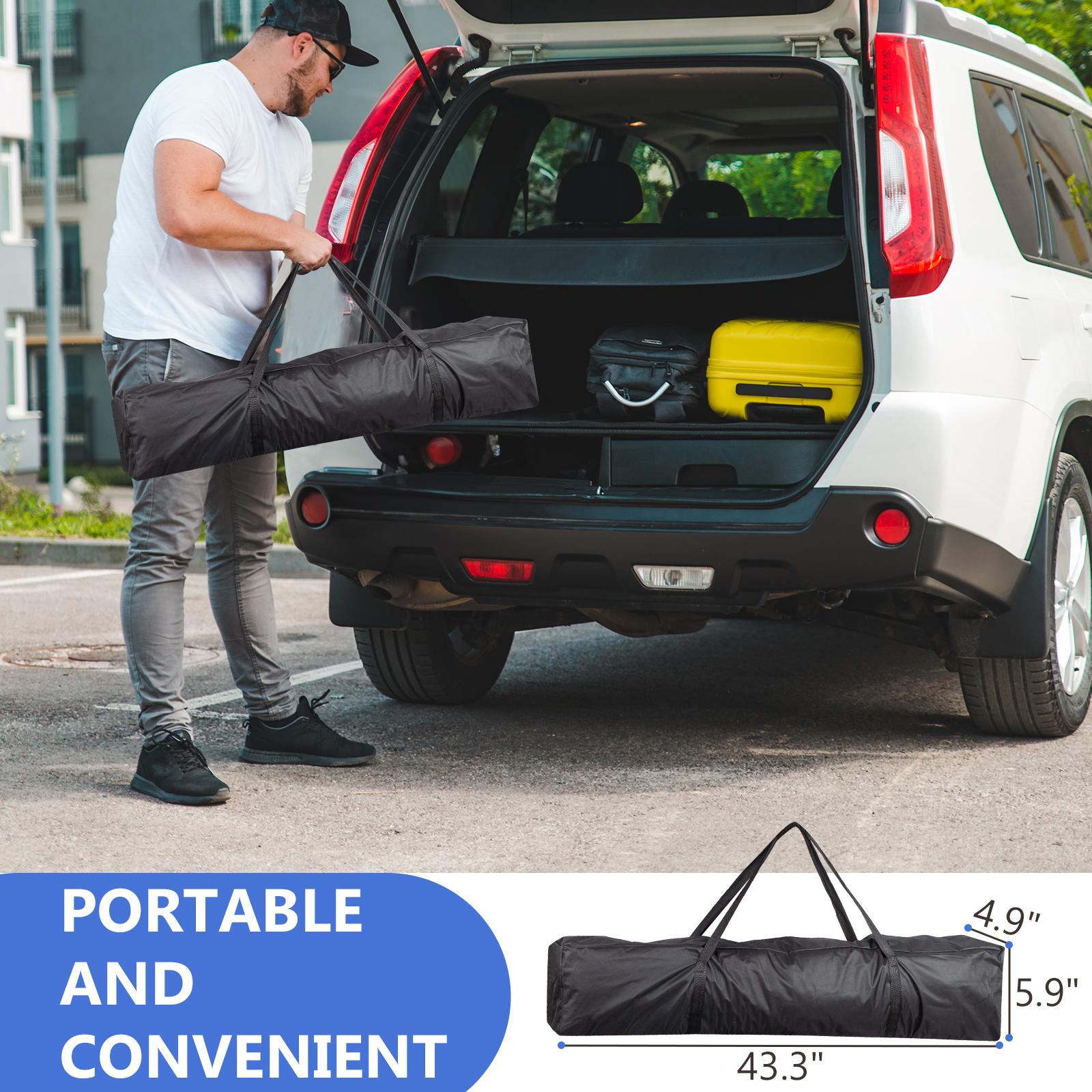 6.5x6.5FT Portable Four Sides Party Tent – Lightweight Easy Setup Outdoor Canopy for Camping, Backyard Gatherings & Pool Parties