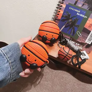 1 basketball earphone case,Cute wireless Bluetooth earphone case, drop resistant, durable and stylish accessory, suitable for AirPods pro3/1/2/3/4/pro/pro2(Different models may have different shapes)