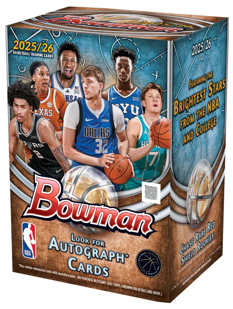 2025-26 Bowman Basketball Sealed Blaster Box