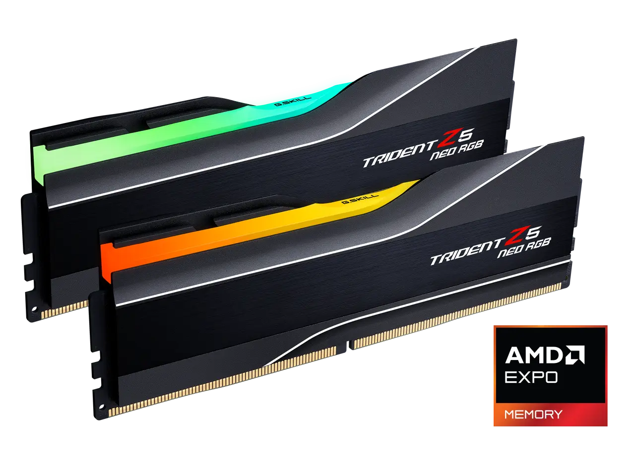 G.SKILL Trident Z5 Neo RGB Series AMD EXPO 32GB (2 x 16GB) 288-Pin PC RAM DDR5 6000 (PC5 48000) Desktop Memory Model F5-6000J3038F16GH2-TZ5NR