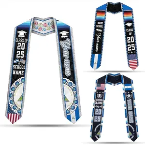 Personalized Nicaragua Graduation Sash Gift, Customize Nicaraguan Flag Graduation Sash, Nicaragua Graduation Stole Class of 2025