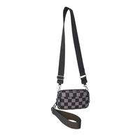 Black Grey Checkered (with Strap)