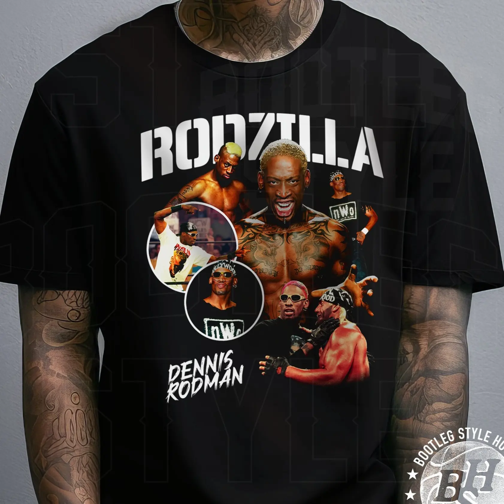 JALILELKHOURY Classic 90s Graphic Tee - Vintage Rodzilla Design T-shirt For Men And Women, Perfect Gift For Wrestling Fans