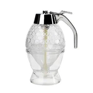Syrup Dispenser - Bee Decor Honey Storage Jar Honey Dispenser Bottles Gift Kitchen Chocolate