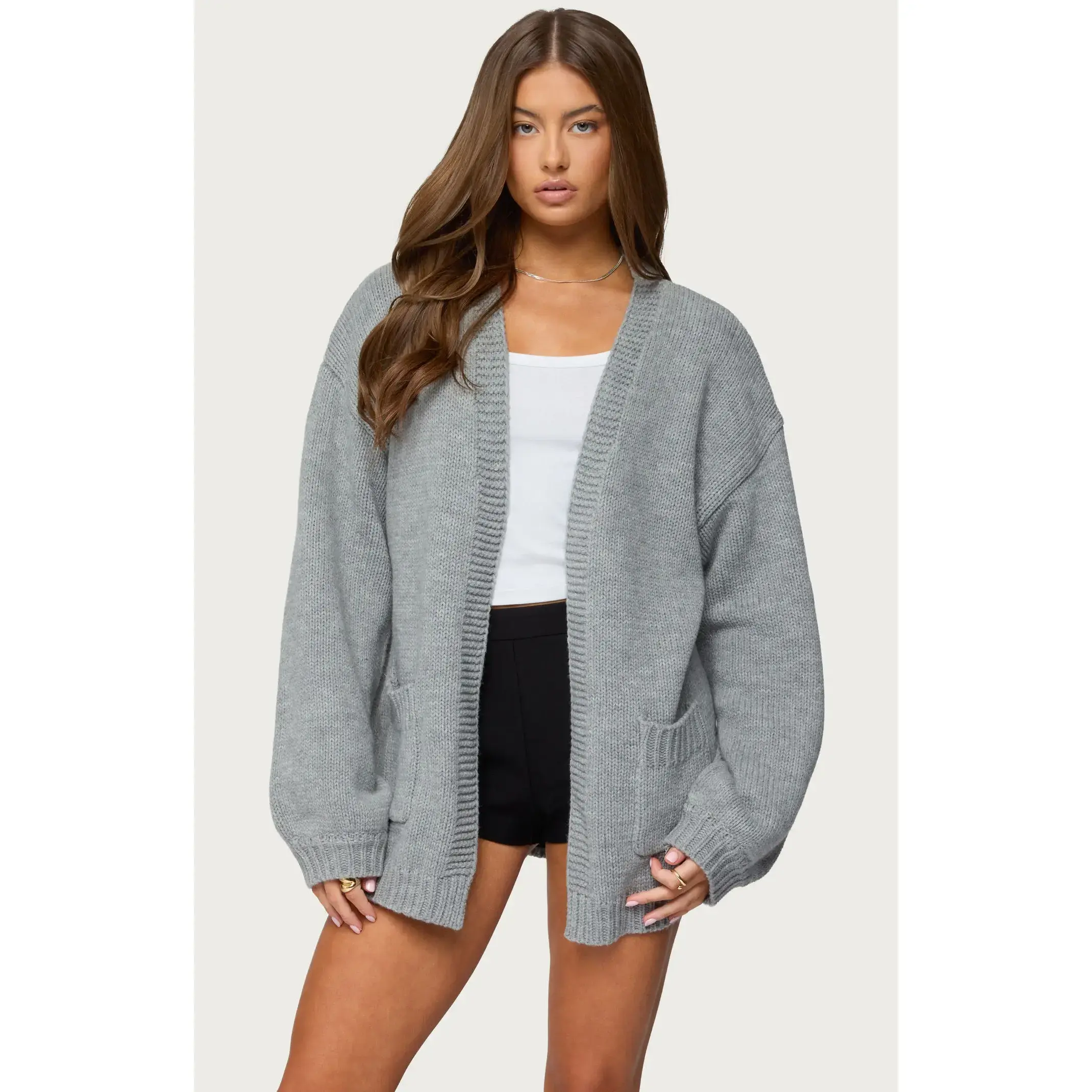 Edikted Women's Julian Oversized Knit Cardigan