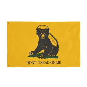 Don't Tread on Me Badger Flag Don't Tread on Me Badger Flag