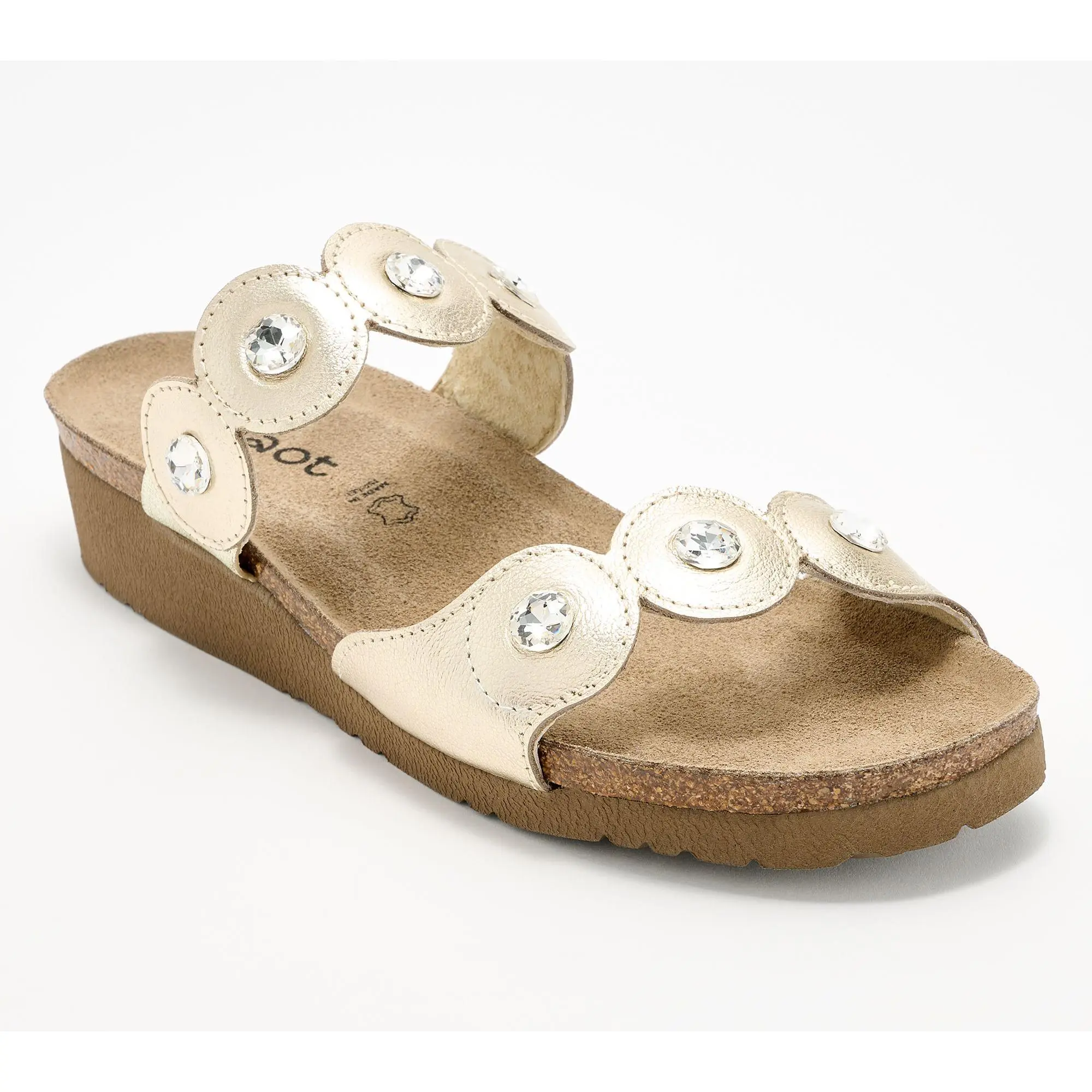 Naot Leather Slide Sandals - Hailey Naot Leather Slide Sandals - Hailey