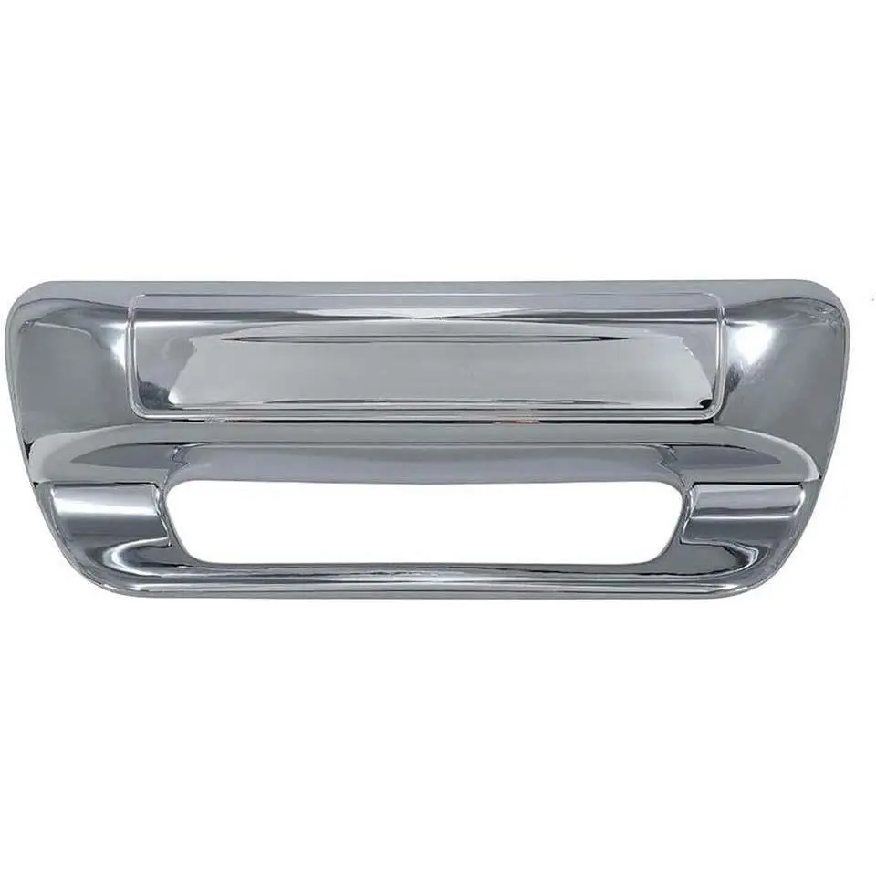 1PCS TRIPLE CHROME Rear Tailgate Upper Cover With Backup Camera Hole Only Compatible With 2019-2025 R-AM 1500 2500 3500