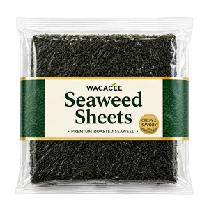 WACACEE Original Seaweed Strips — Crispy Thin Seaweed Snacks, Delicious Casual Snack for Mixing with Rice, Ready to Eat