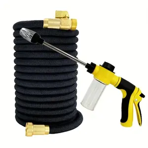 Garden Hose Set, High Pressure Car Wash Hose with Sprayer, Garden Hose Set for Garden Watering, Lawn Watering & Vehicle Cleaning