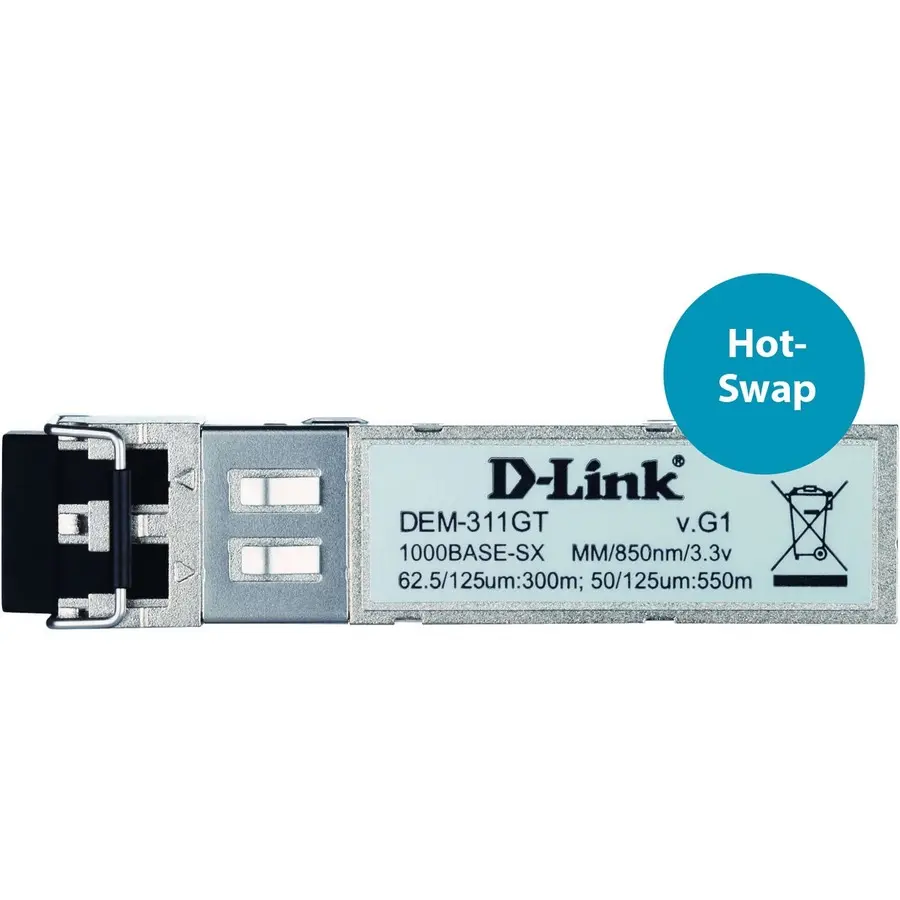 D-Link 1000BASE-SX Multimode Fiber SFP Transceiver
