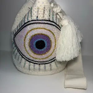 Bolso Wayuu cristales
