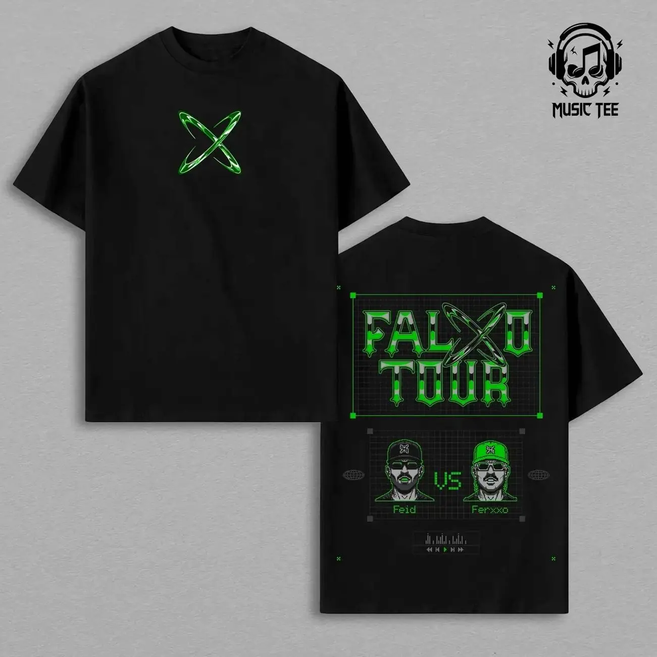Feid Ferxxo Shirt, FEID vs FERXXO Falxo Tour 2026 Cotton T-Shirt, Graphic Reggaetón, Latin Pop Feid Ferxxo Fan Merch Gift For Music Lover