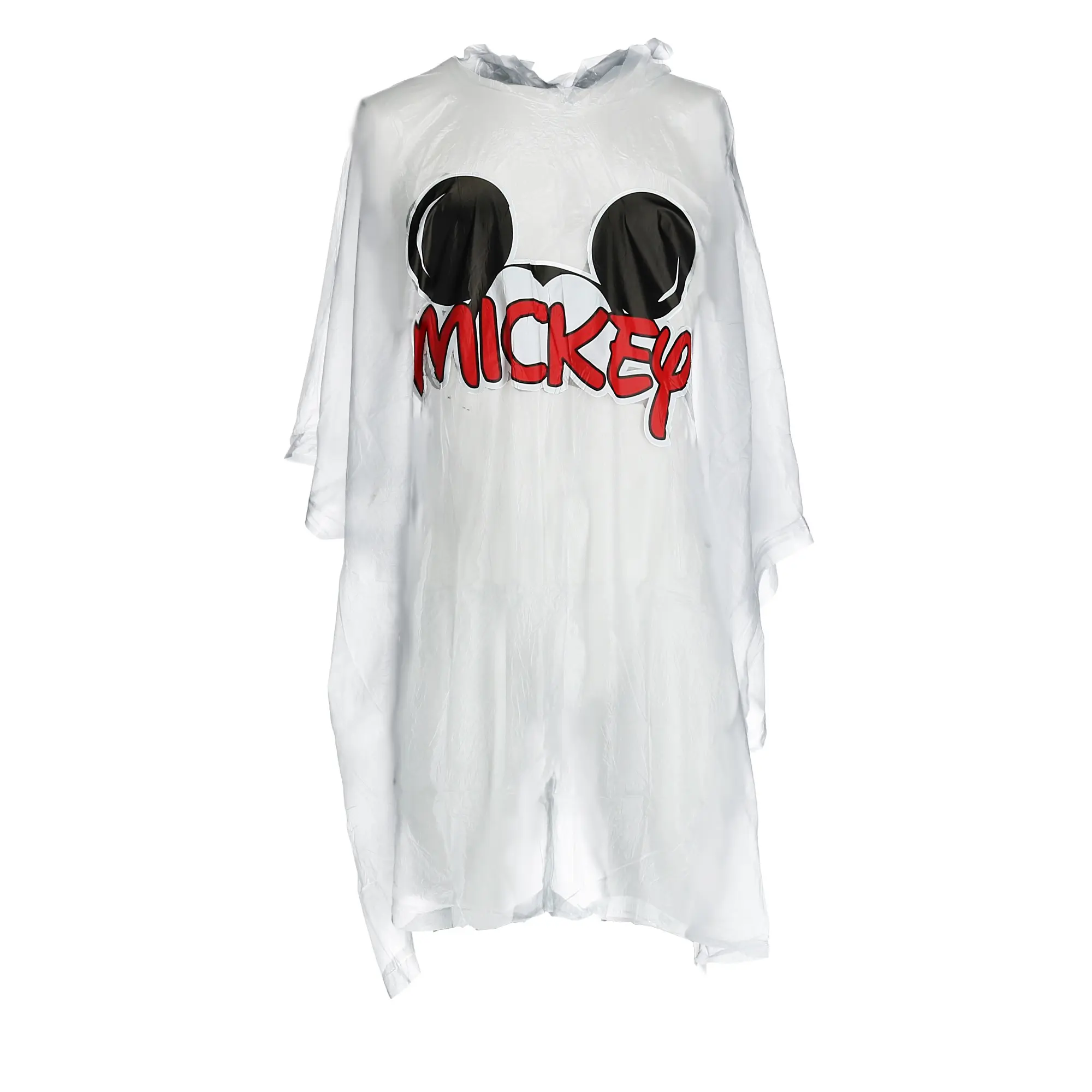 Disney Kid's Mickey Ears Rainproof Lightweight Full Body Cover Waterproof Rain Coat