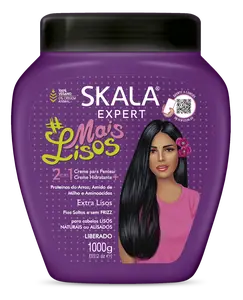 SKALA MAIS LISOS - For Straight or Frizzy hair, Mixed or Oily and Chemically treated - 2 in 1 Conditioning Treatment, Net 35.27 Oz (Pack of 1) VEGAN